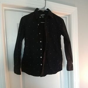 Boy's Black Button Down Shirt